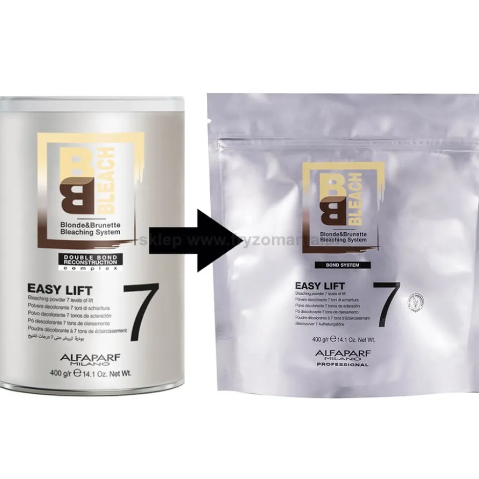 Alfaparf BB Easy Lift Rozjaśniacz, puder rozjaśniający do 7 tonów 400g