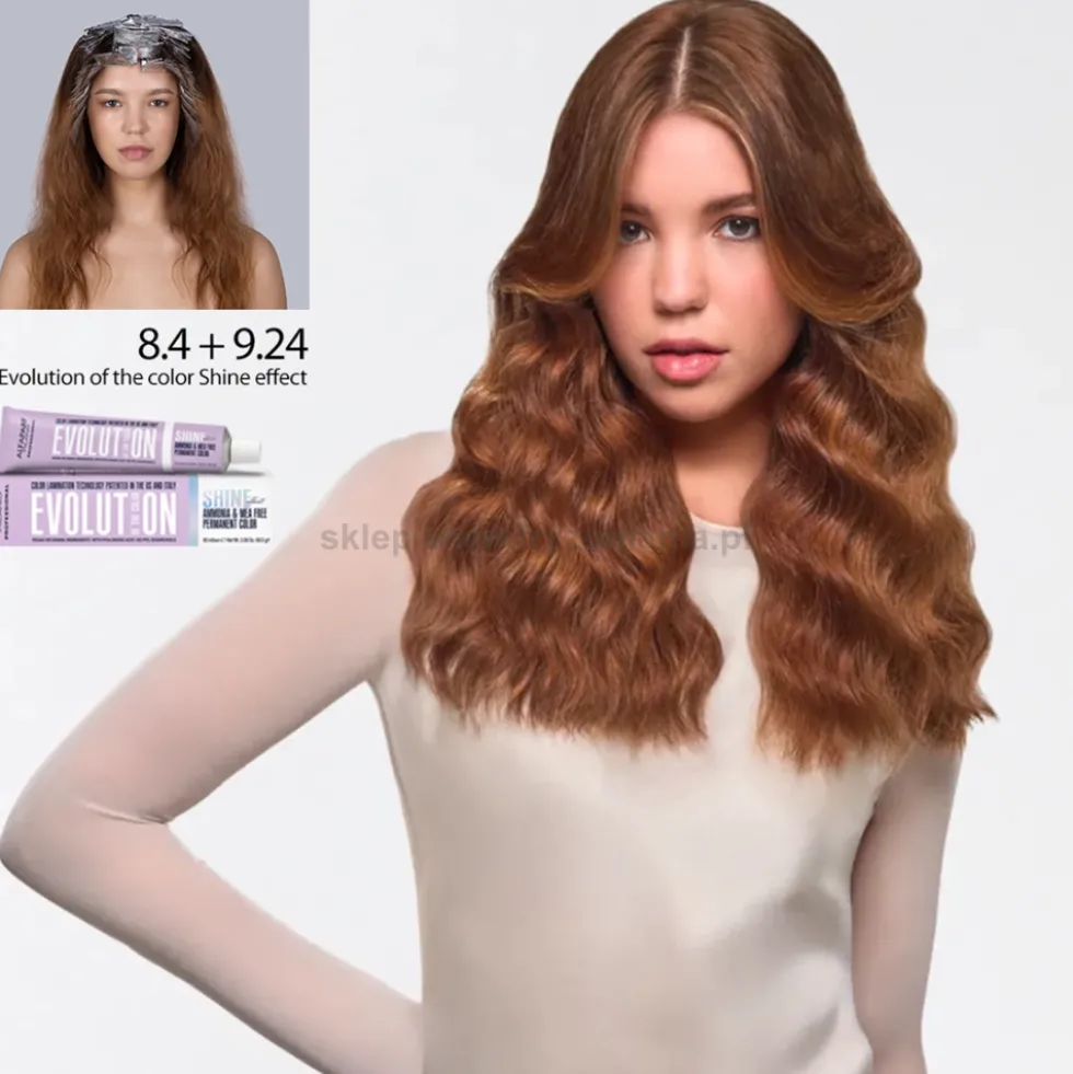 Alfaparf Evolution of the color Shine Farba do włosów bez amoniaku, MEA, PPD 60ml