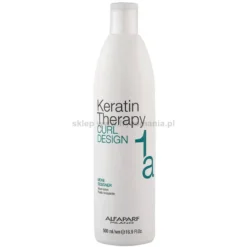 Alfaparf Keratin Therapy Curl Design 1a Fluid ondulujący do tworzenia loków i fal 500ml