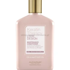 Alfaparf Keratin Therapy Lisse Design - zestaw po keratynowym prostowaniu włosów, szampon 250ml i odżywka 250ml