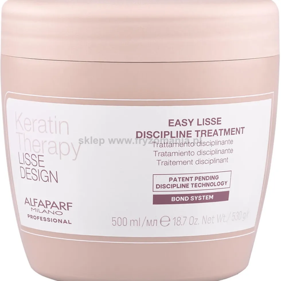 Alfaparf Keratin Therapy Lisse Design Easy Kuracja dyscyplinująca do włosów 500ml