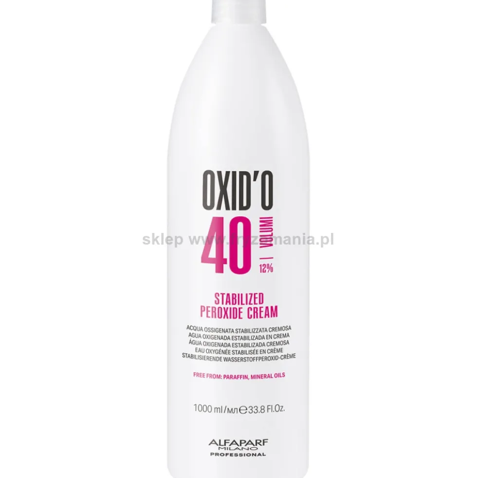Alfaparf Oxido oxydant, emulsja utleniająca 1,5%, 3%, 6%, 9% lub 12% 1000ml