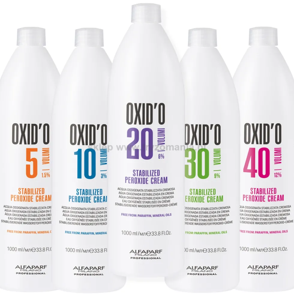 Alfaparf Oxido oxydant, emulsja utleniająca 1,5%, 3%, 6%, 9% lub 12% 1000ml