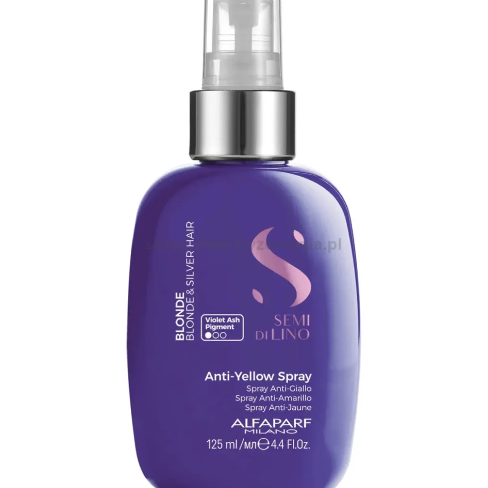 Alfaparf Semi Di Lino Blonde Anti-Yellow Spray do włosów blond i siwych 125ml