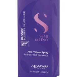 Alfaparf Semi Di Lino Blonde Anti-Yellow Spray do włosów blond i siwych 125ml