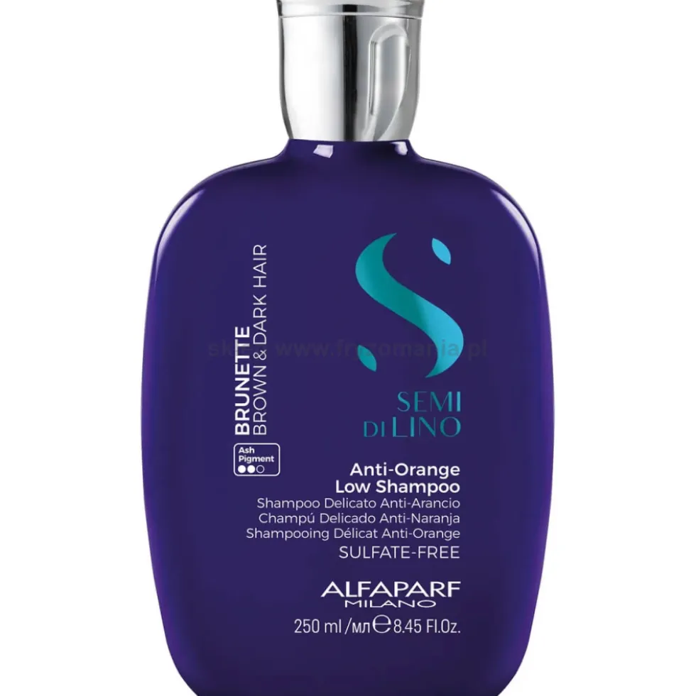 Alfaparf Semi Di Lino Brunette Anti-Orange Szampon do włosów brązowych i ciemnych 250ml