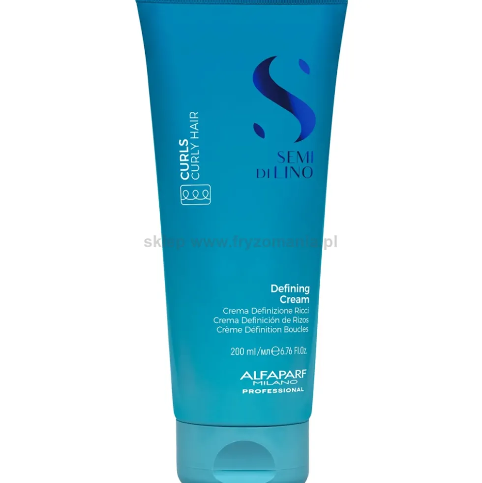 Alfaparf Semi Di Lino Curls Defining Krem do włosów kręconych 200ml