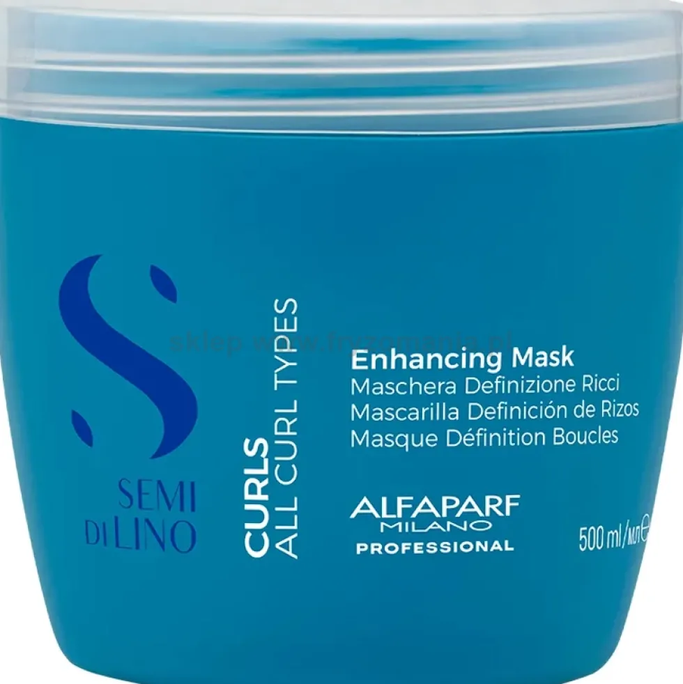 Alfaparf Semi di Lino Curls Enhacing maska do włosów kręconych i falowanych 500ml