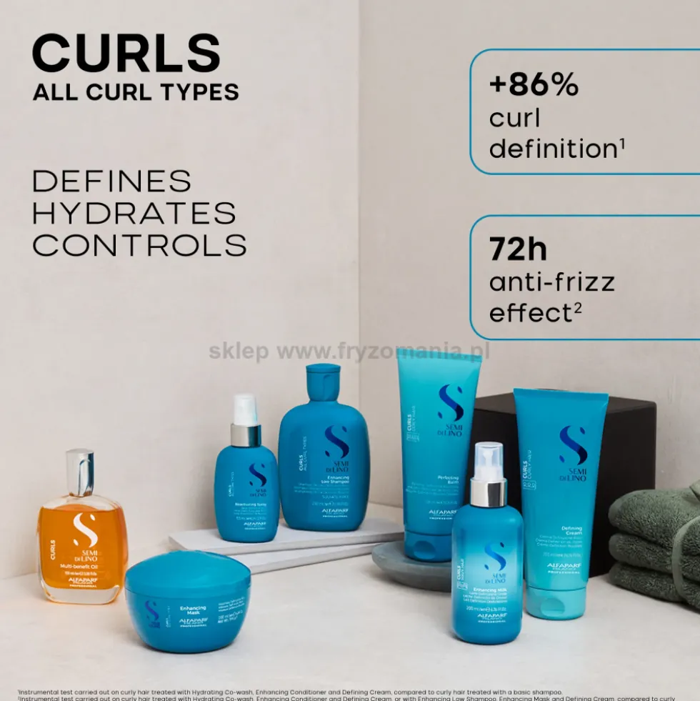Alfaparf Semi Di Lino Curls Hydrating Co-Wash odżywka nawilżająca i myjąca do włosów kręconych 250ml