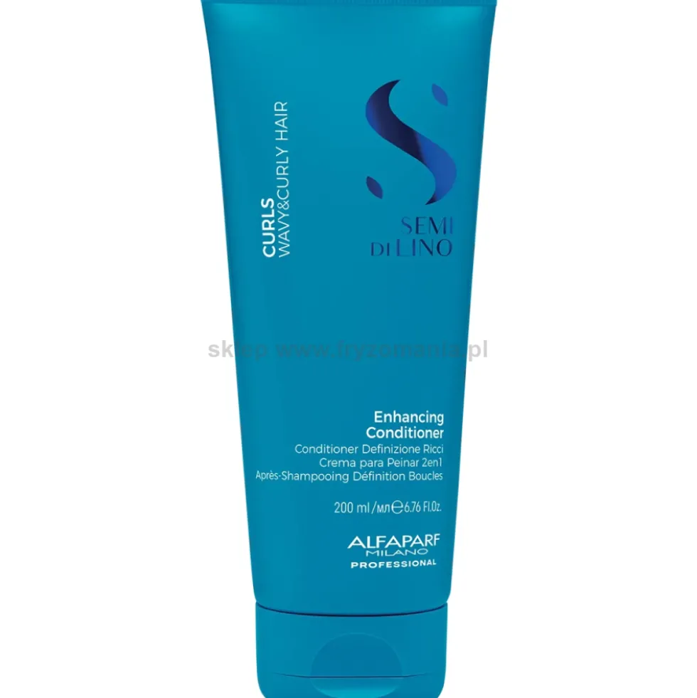 Alfaparf Semi Di Lino Curls Wavy&Curly Hair Odżywka do włosów kręconych 200ml