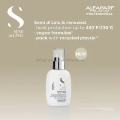 Alfaparf Semi Di Lino DIAMOND fluid rozświetlający do włosów normalnych, odżywka bez spłukiwania 125ml