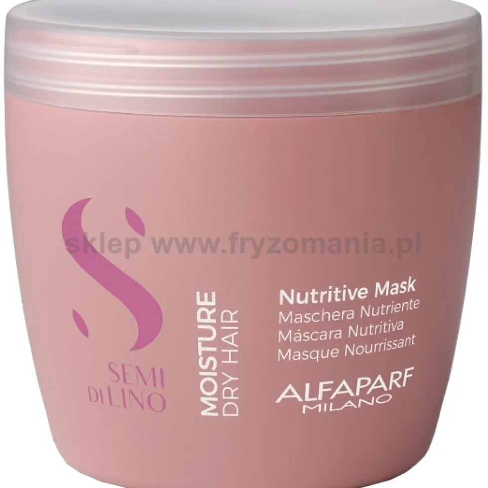 Alfaparf Semi Di Lino Moisture Maska nawilżająca do włosów mocno odwodnionych 500ml