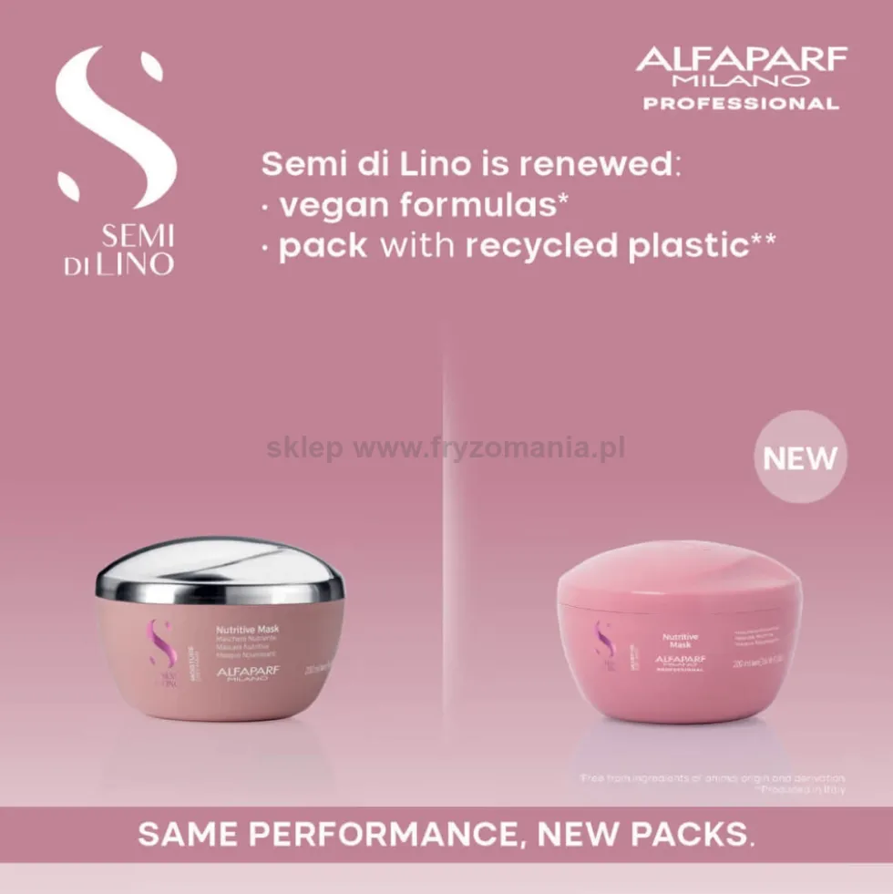 Alfaparf Semi Di Lino MOISTURE maska nawilżająca do włosów mocno odwodnionych 200ml