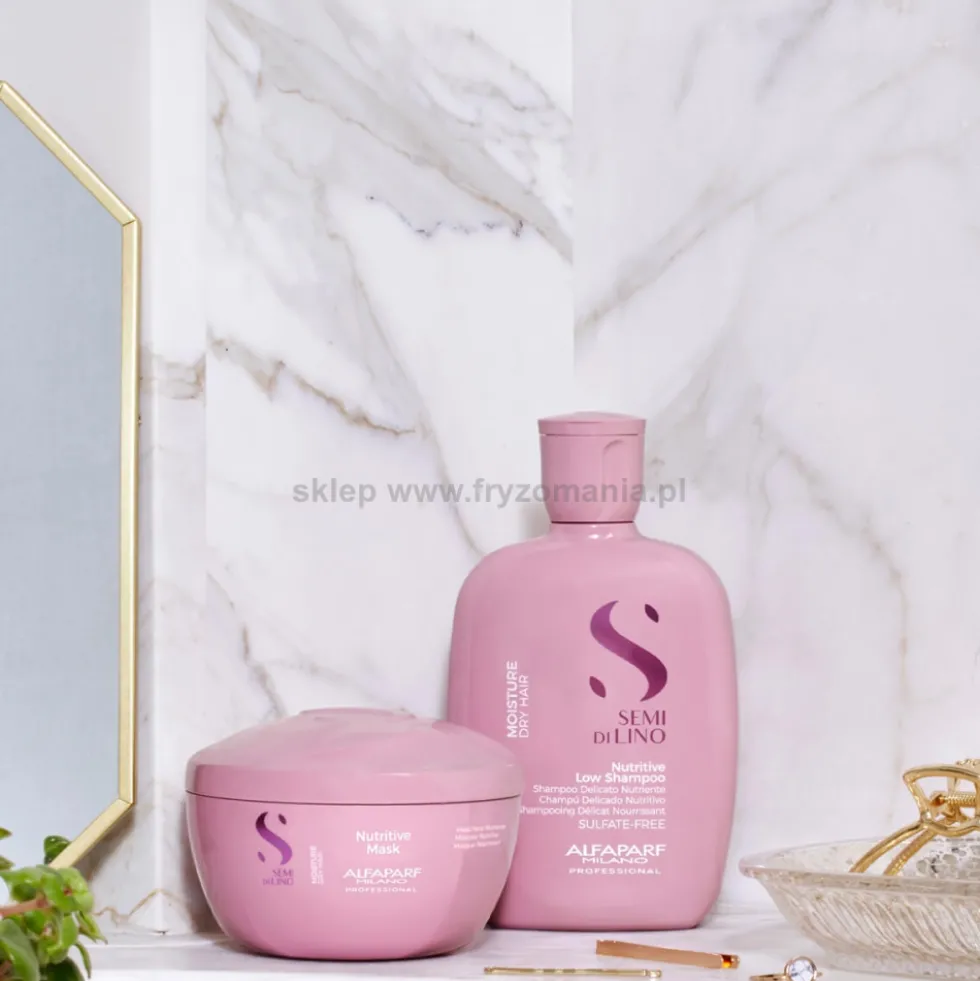 Alfaparf Semi Di Lino MOISTURE maska nawilżająca do włosów mocno odwodnionych 200ml