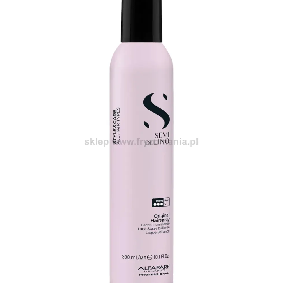 Alfaparf Semi Di Lino Style&Care Original Lakier do włosów, mocny 300ml