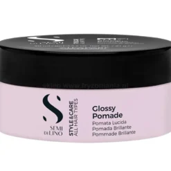 Alfaparf Semi Di Lino Style&Care Pomada nabłyszczająca do włosów, mocna utrwalenie 90ml