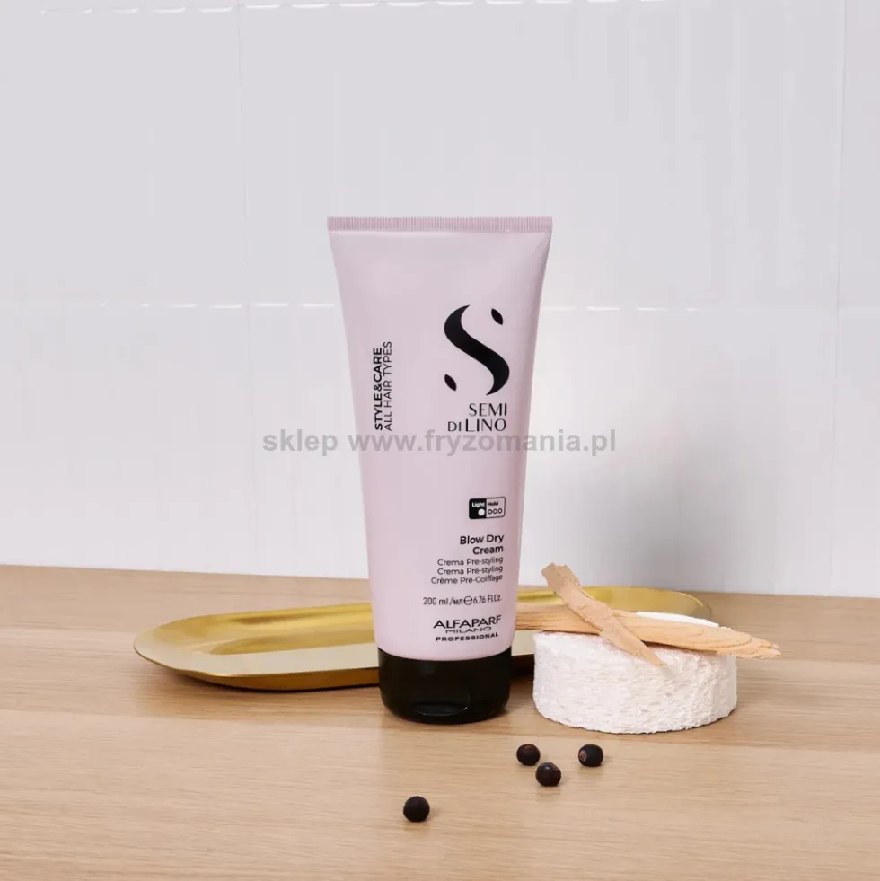 Alfaparf Semi Di Lino Style&Care Blow Dry Krem do suszenia włosów, ułatwiający rozczesywanie 200ml