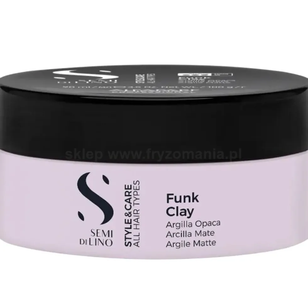 Alfaparf Semi Di Lino Style&Care Funky Pasta do układania włosów, matowa 90ml