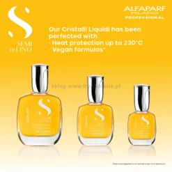 Alfaparf Semi Di Lino SUBLIME Cristalli Liquidi Serum rozświetlające do włosów 30ml