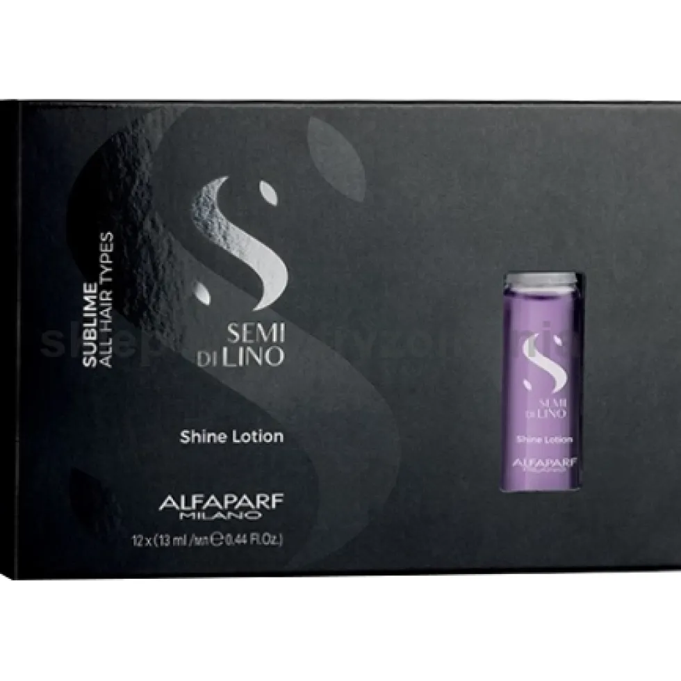 Alfaparf Semi Di Lino SUBLIME Lotion rozświetlający do wszystkich rodzajów włosów 12x13ml