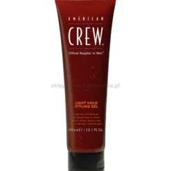 American Crew Light Hold Styling Żel do stylizacji włosów, lekkie utrwalenie 390ml