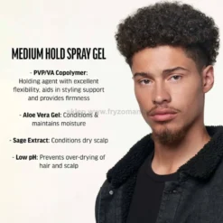 American Crew Medium Hold Spray do stylizacji włosów, średnie utrwalenie 200ml