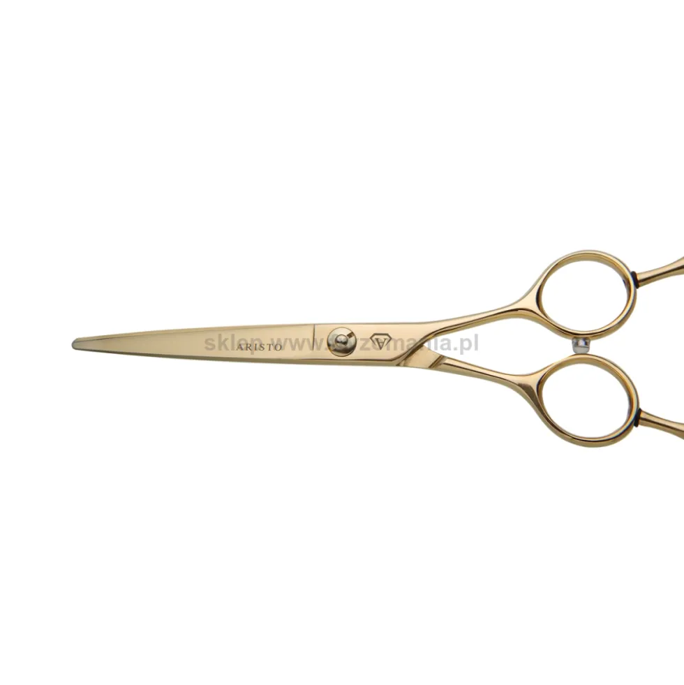 Aristo Diamond D3 Sato Classic Gold Nożyczki fryzjerskie z mikroząbkami 6.0", 6.5", 7.0"