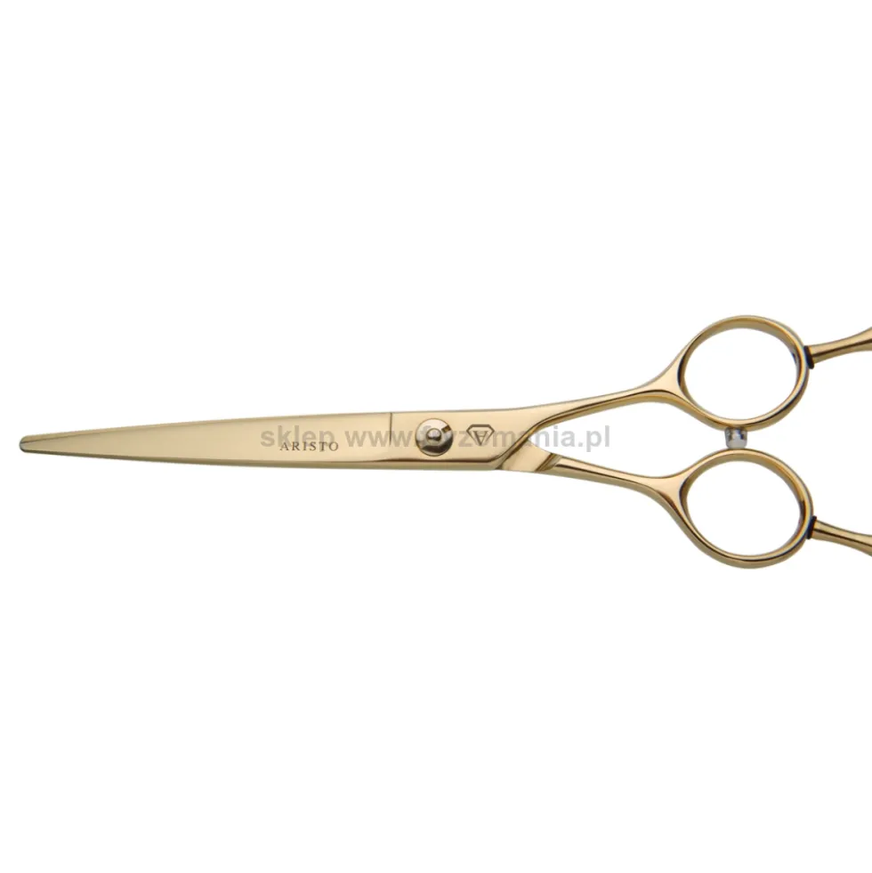 Aristo Diamond D3 Sato Classic Gold Nożyczki fryzjerskie z mikroząbkami 6.0", 6.5", 7.0"
