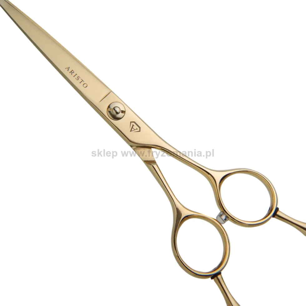 Aristo Diamond D3 Sato Classic Gold Nożyczki fryzjerskie z mikroząbkami 6.0", 6.5", 7.0"