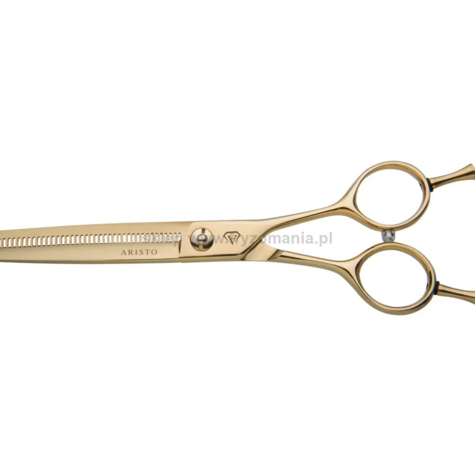 Aristo Diamond D3 Sato Classic Gold degażówki fryzjerskie 6.0" 40T, jednostronne