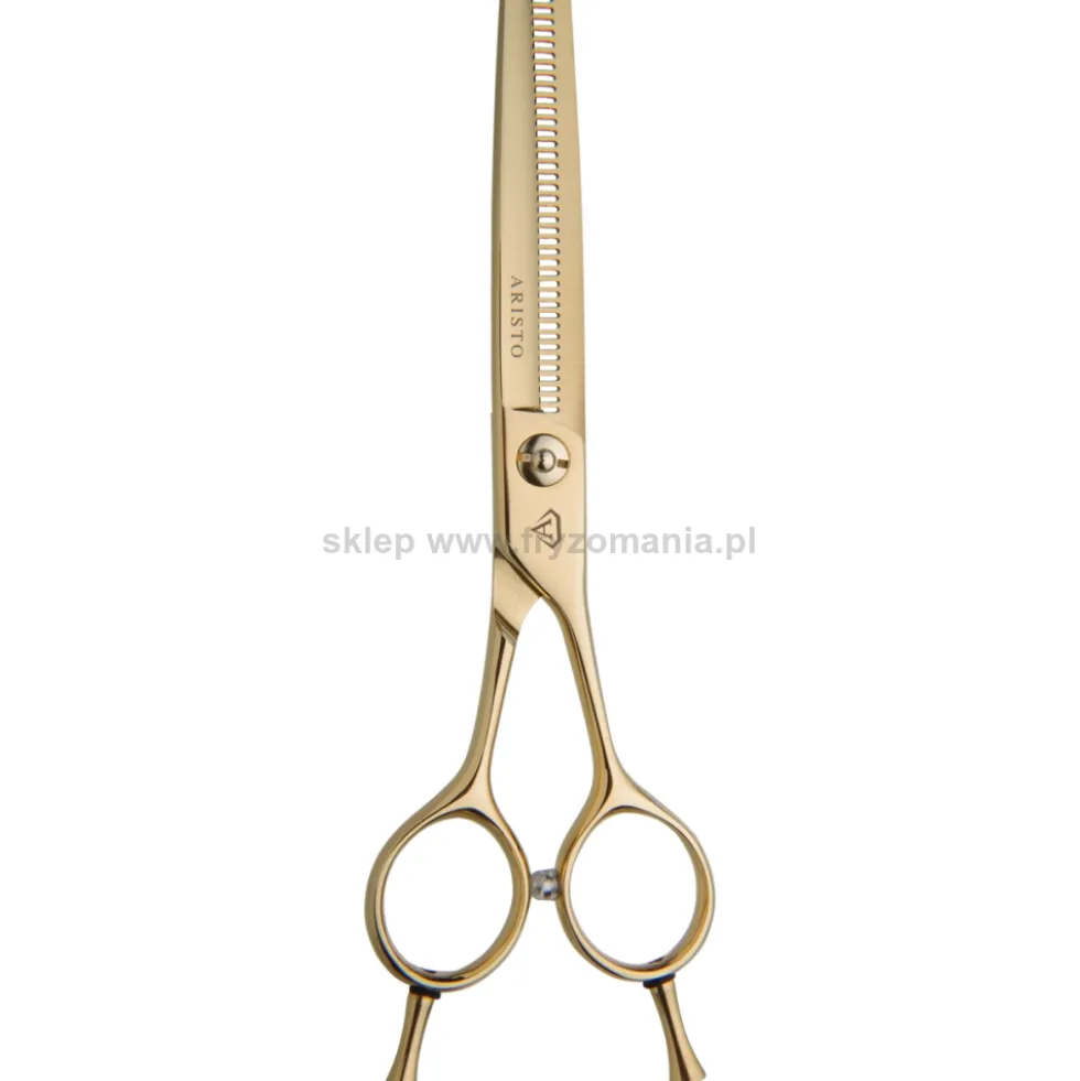 Aristo Diamond D3 Sato Classic Gold degażówki fryzjerskie 6.0" 40T, jednostronne