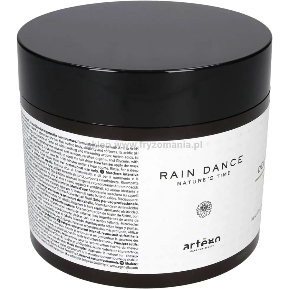 Artego Rain Dance Deep Rapair, maska głęboko nawilżająca włosy 250ml
