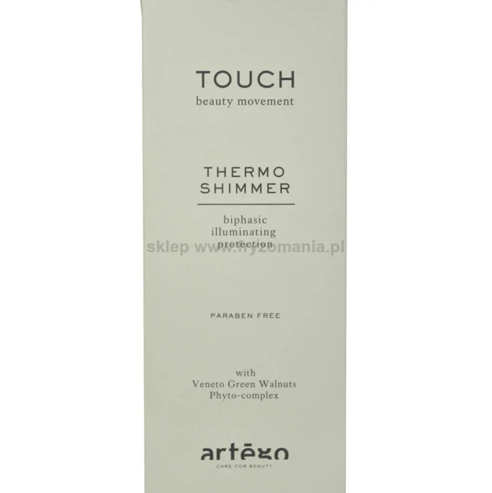 Artego Touch Thermo Shimmer, spray dwufazowy termoochronny do włosów 150ml