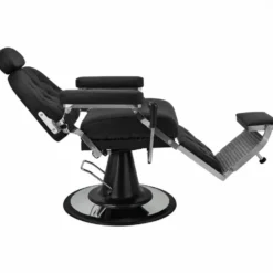 Ayala Barber Jazz Fotel barberski czarny matowy, dostępny w 48h