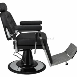 Ayala Barber Jazz Fotel barberski czarny matowy, dostępny w 48h
