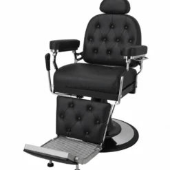 Ayala Barber Jazz Fotel barberski czarny matowy, dostępny w 48h
