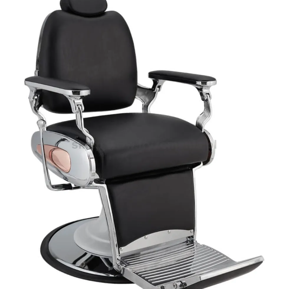 Ayala Barber Tiger Fotel barberski czarny dostępny w 48h