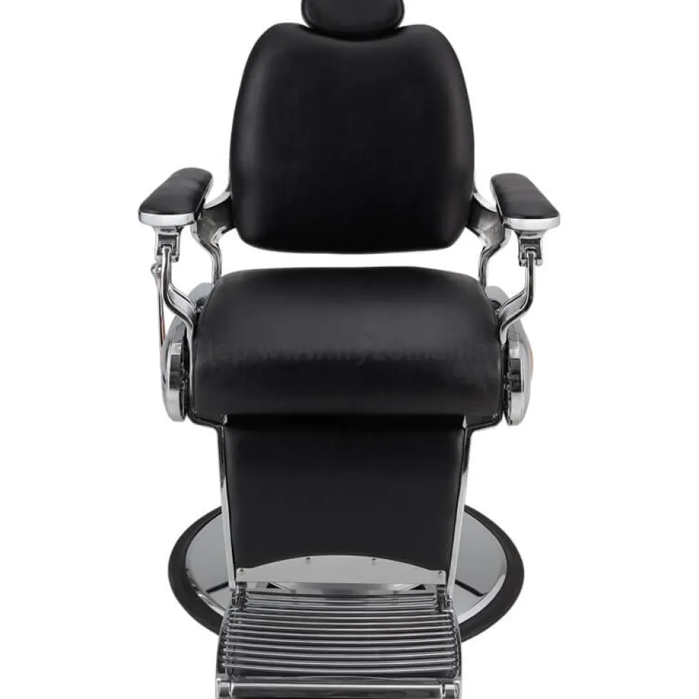 Ayala Barber Tiger Fotel barberski czarny dostępny w 48h
