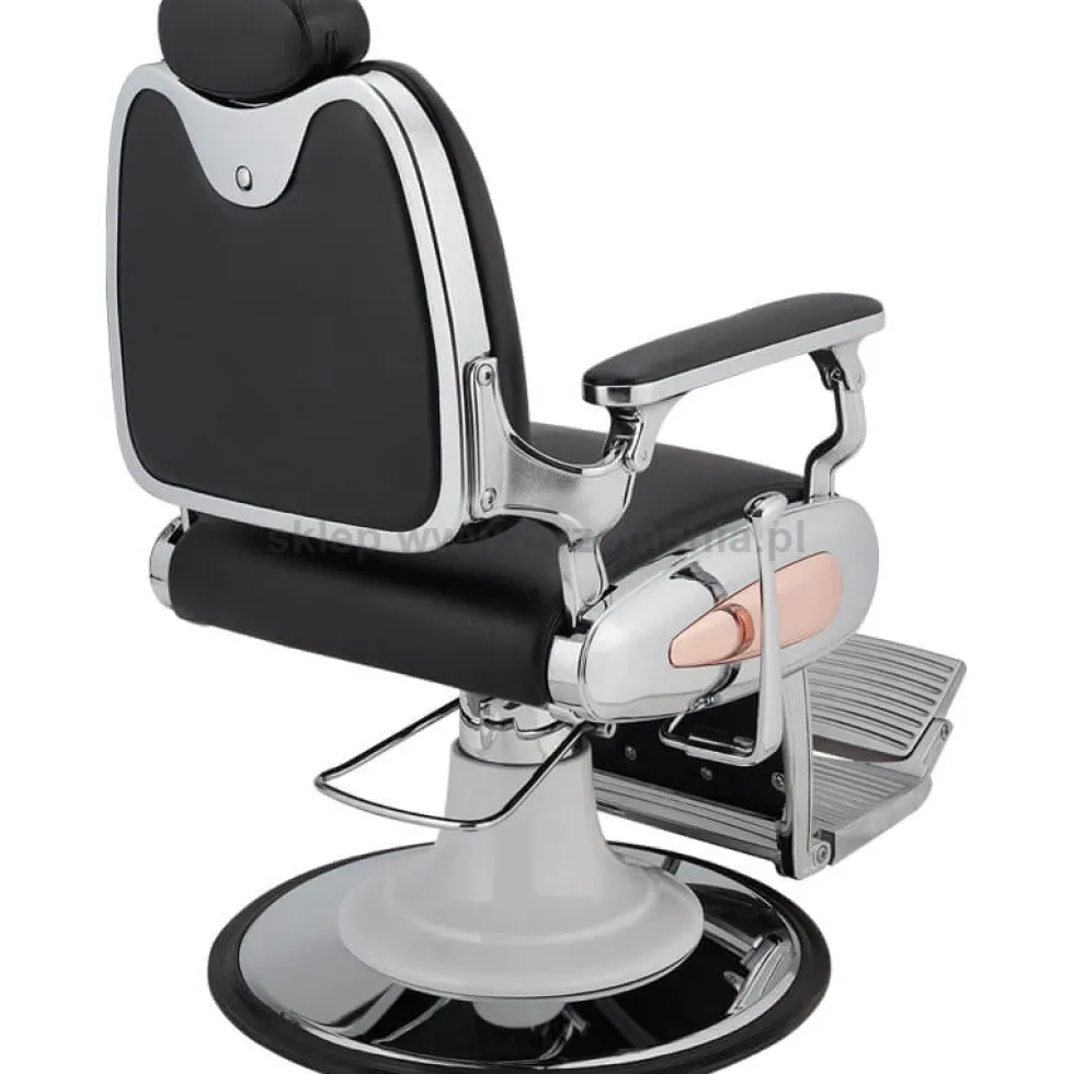 Ayala Barber Tiger Fotel barberski czarny dostępny w 48h