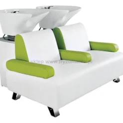 Ayala Boom Myjnia fryzjerska podwójna, płyta laminowana