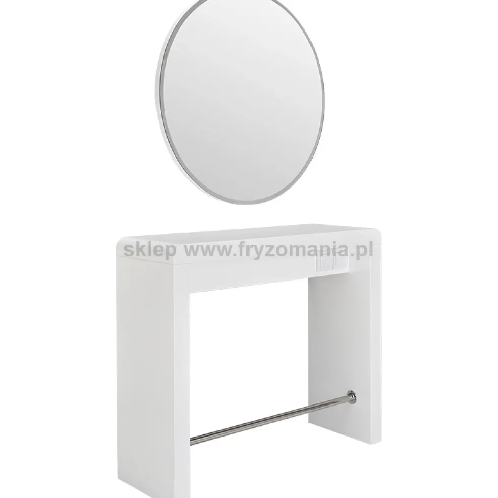 Ayala Reflection I Konsoleta fryzjerska z okrągłym lustrem