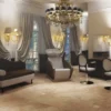 Ayala ROYAL II konsoleta fryzjerska, płyta laminowana