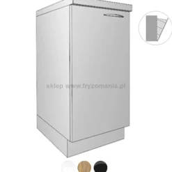 Ayala System Modułowy SDK 40 Labor fryzjerski / Szafka dolna z koszem na ręczniki, płyta połysk