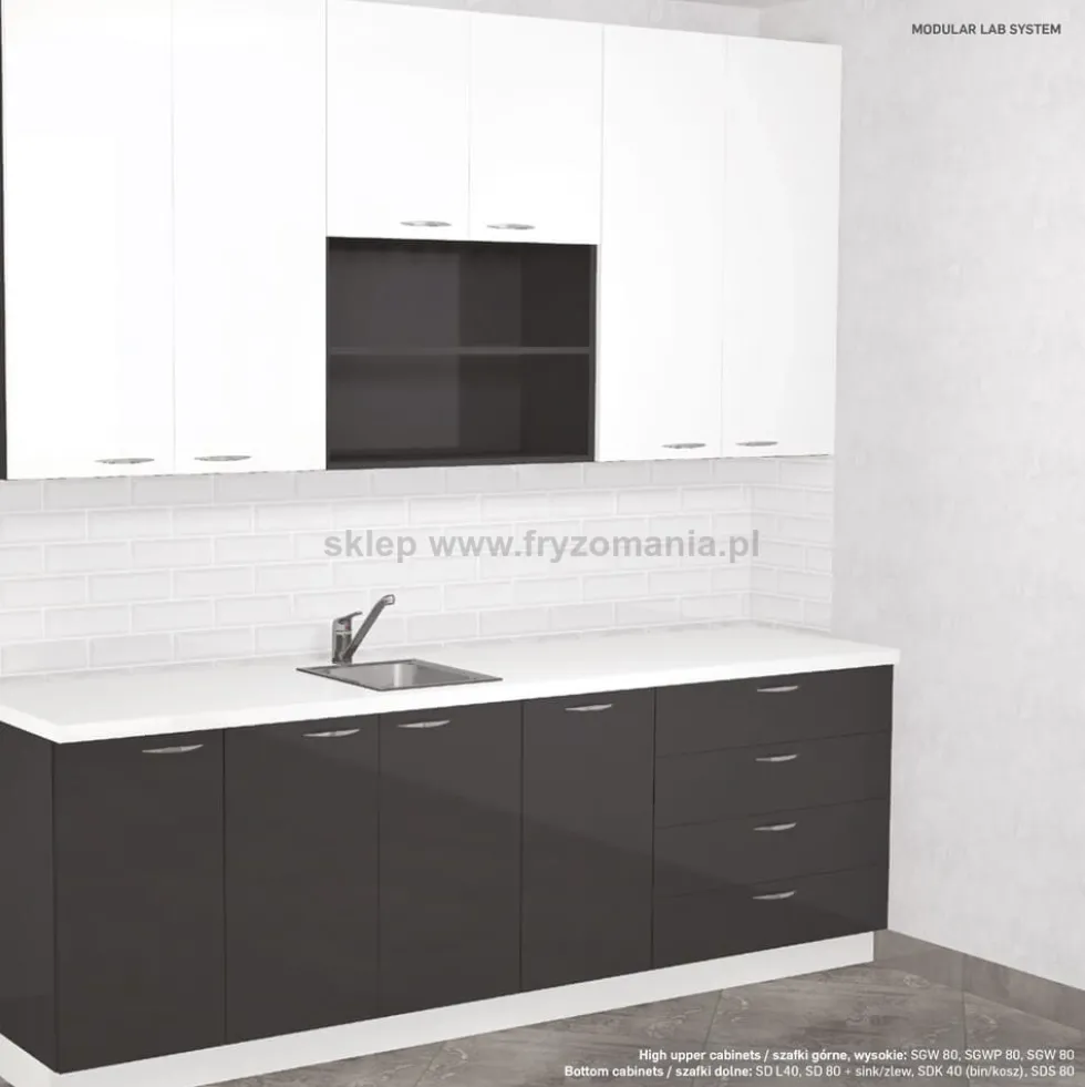 Ayala System Modułowy SD 60 Labor fryzjerski - szafka dolna 60cm