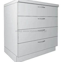Ayala System Modułowy SDS 80 Labor fryzjerski - szafka dolna z szufladami 80cm