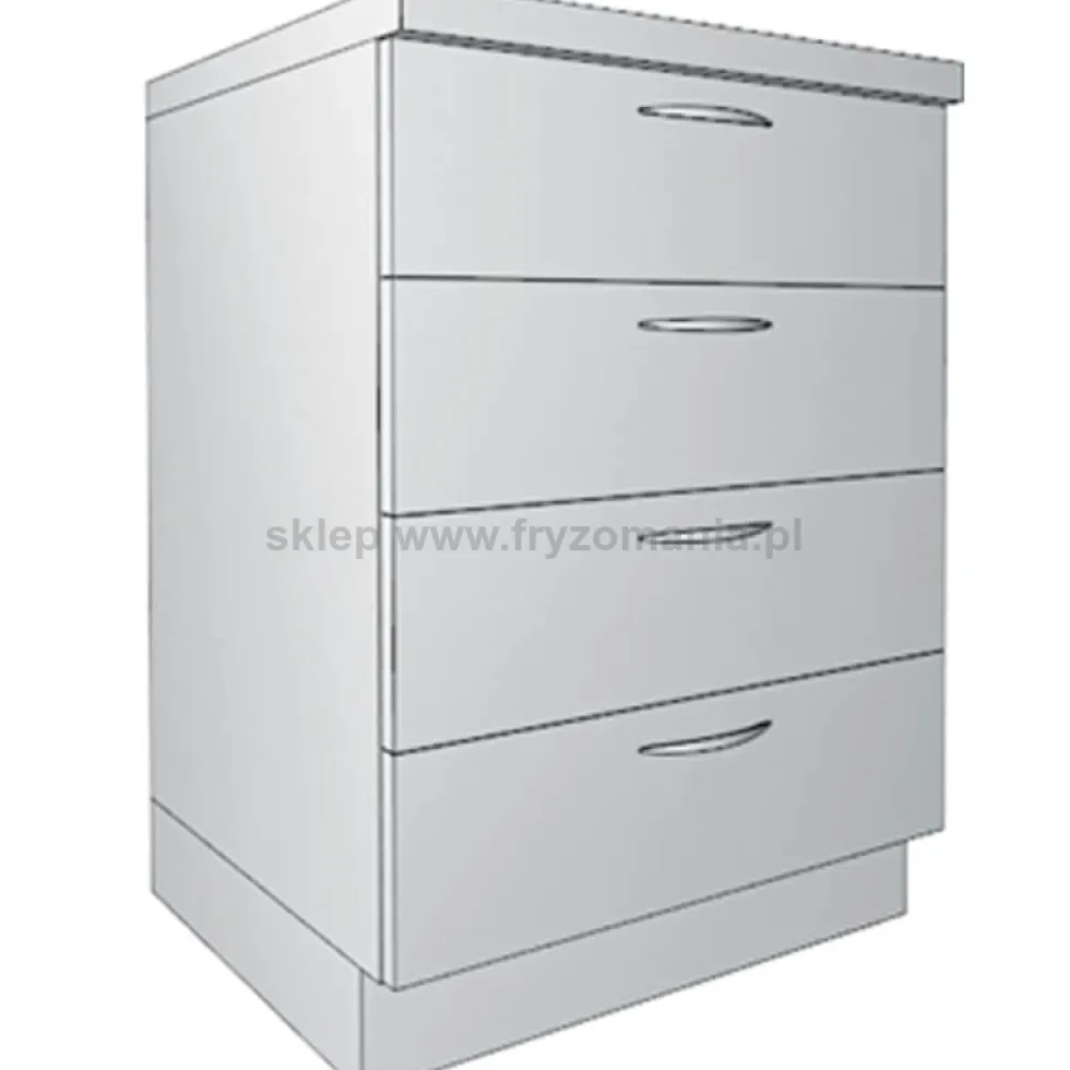 Ayala System Modułowy SDS 60 Labor fryzjerski - szafka dolna z szufladami 60cm