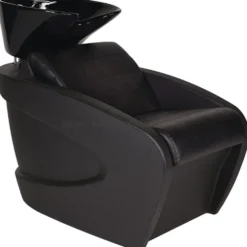 Ayala Vanity Myjnia fryzjerska czarna z czarną misą dostępna w 48H