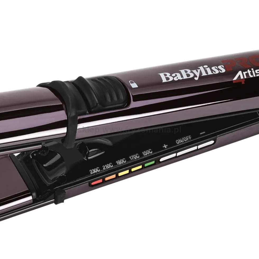 Babyliss Pro 4Artists Elipstyle Prostownica do włosów z jonizacją i pływającymi tytanowymi płytkami (BAB3500E)