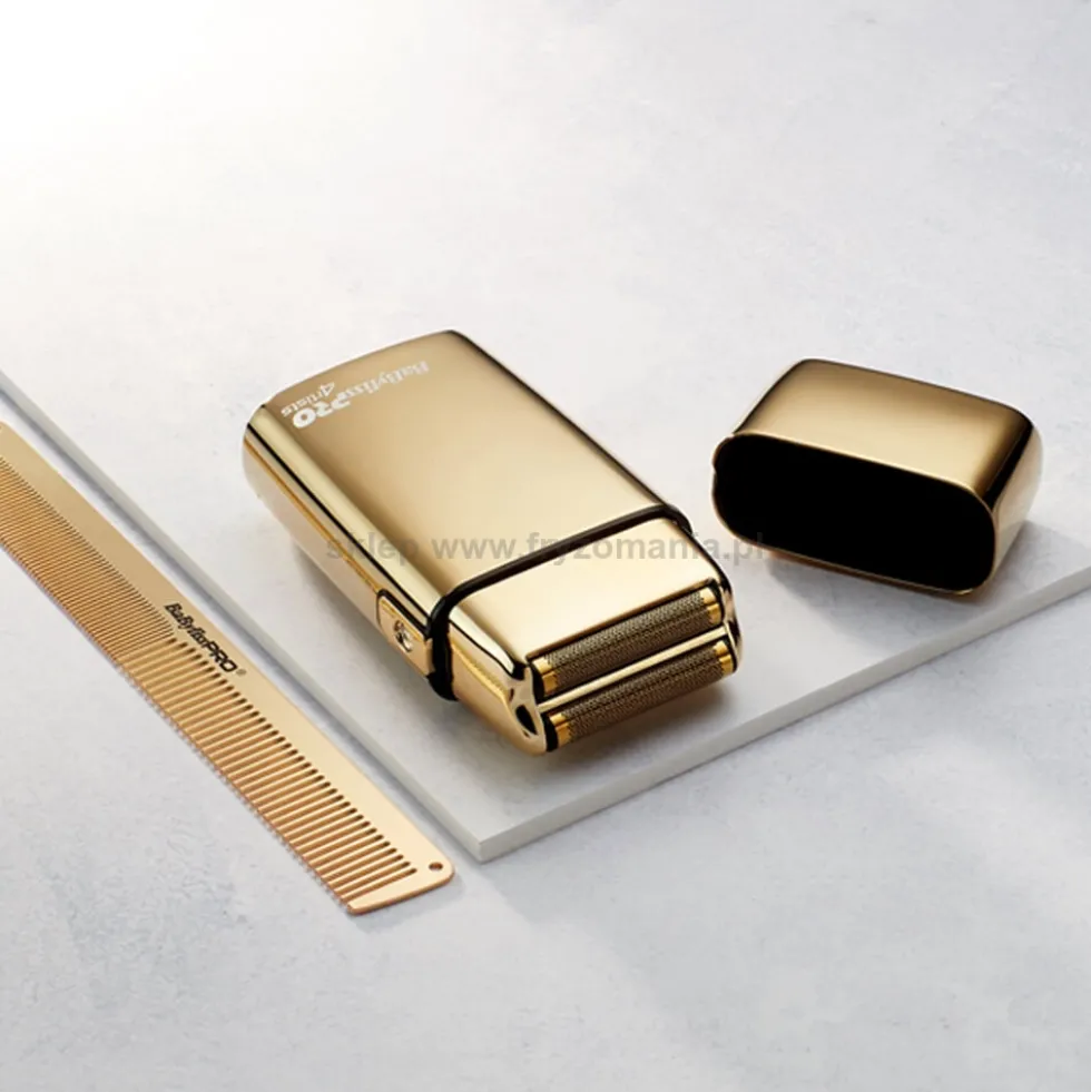 Babyliss Pro 4Artists Golarka bezprzewodowa, dwugłowicowa złota (FXFS2GE)