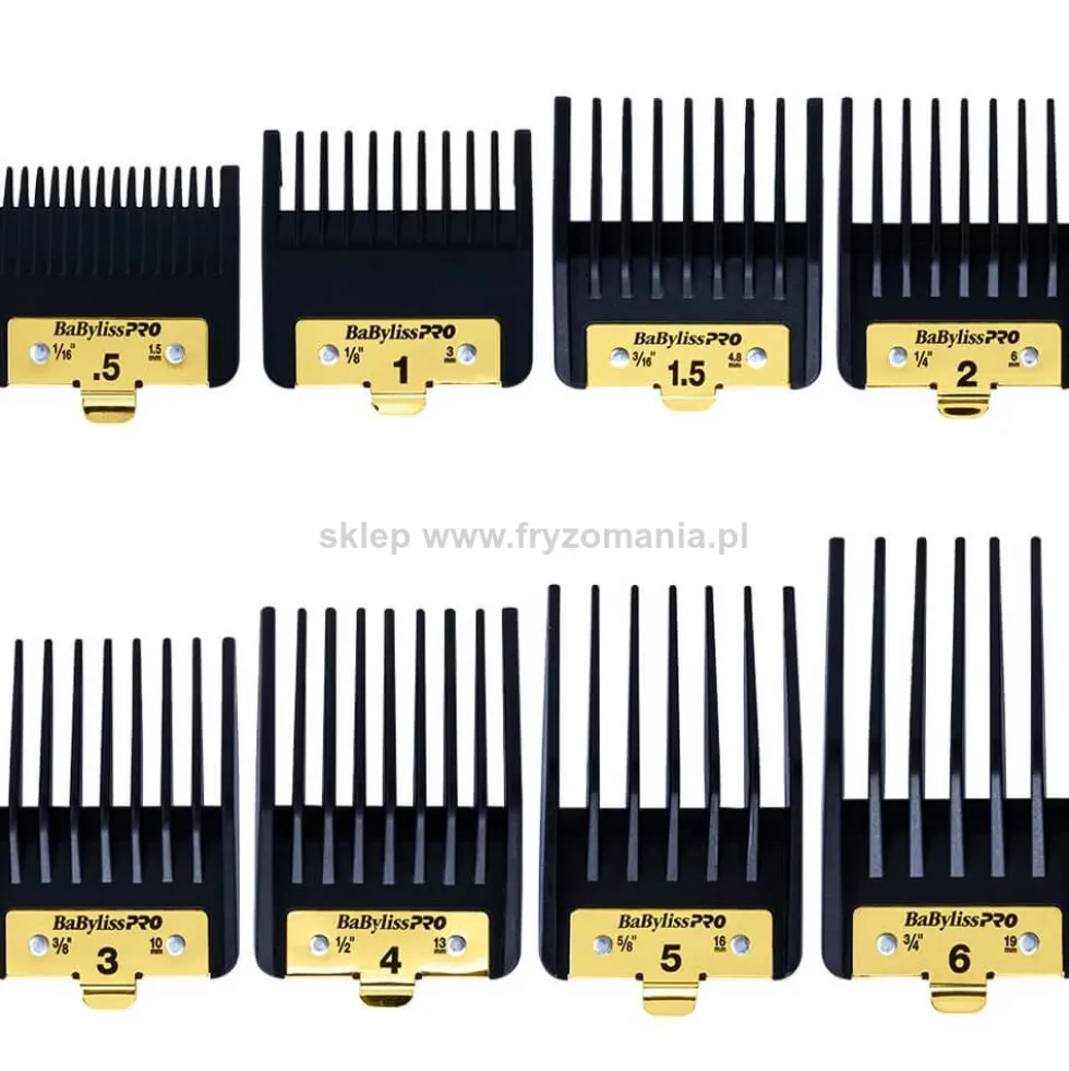 Babyliss Pro 4Artists Premium Nasadki do maszynek FX8700 - (E, IE, GE, RE, BKE, RGE), FX8705E i FX825E